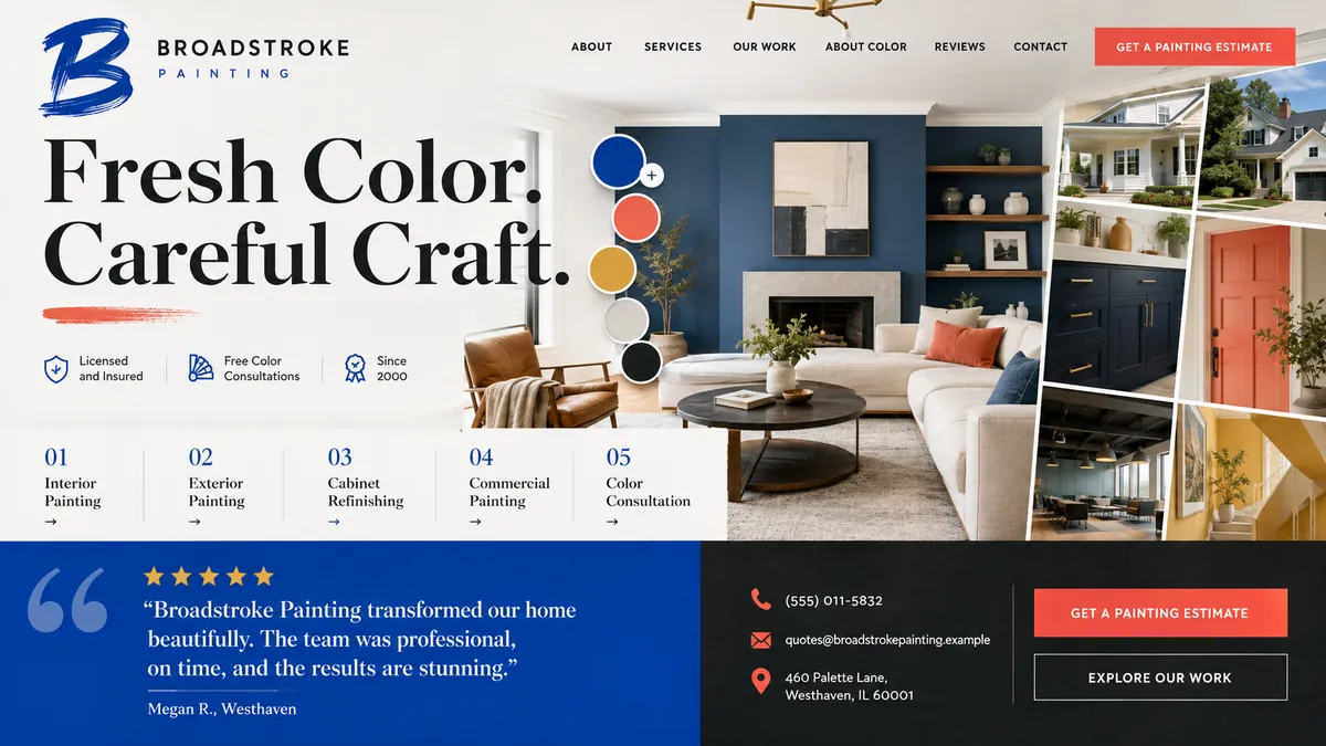 Broadstroke Painting concept — the rebuilt design