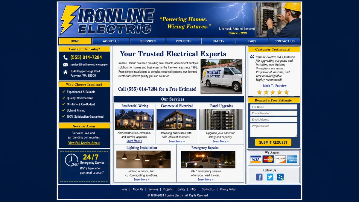Ironline Electric concept — the dated design it replaces